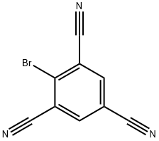 2-溴苯-1,3,5-三腈 结构式