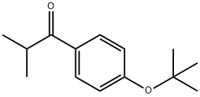 1-(4-TERT-BUTOXY-PHENYL)-2-METHYL-PROPAN-1-ONE 结构式