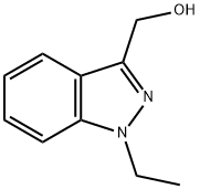 (1-乙基-1H-吲唑-3-基)甲醇 结构式