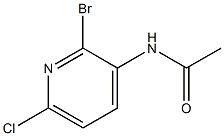 N-(2-溴-6-氯吡啶-3-基)乙酰胺 结构式