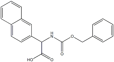 2-{[(benzyloxy)carbonyl]amino}-2-(naphthalen-2-yl)acetic acid 结构式