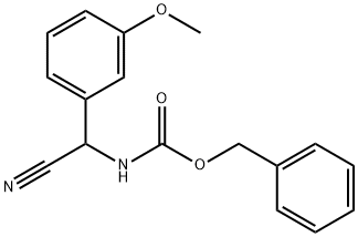 benzyl N-[cyano(3-methoxyphenyl)methyl]carbamate 结构式