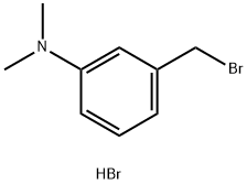 3-(溴甲基)-N,N-二甲基苯胺氢溴酸盐 结构式
