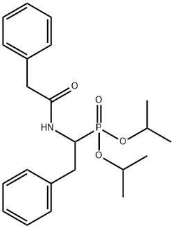 N-[1-di(propan-2-yloxy)phosphoryl-2-phenylethyl]-2-phenylacetamide 结构式