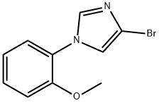 4-bromo-1-(2-methoxyphenyl)-1H-imidazole 结构式