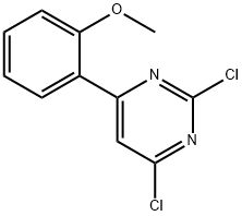 2,4-二氯-6-(2-甲氧基苯基)嘧啶 结构式