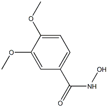 Benzamide, N-hydroxy-3,4-dimethoxy- 结构式