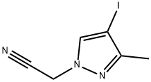 (4-碘-3-甲基-吡唑-1-基)-乙腈 结构式