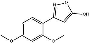 3-(2,4-dimethoxyphenyl)-1,2-oxazol-5-ol 结构式