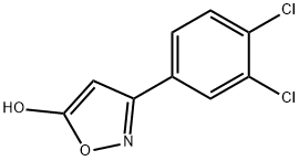 3-(3,4-dichlorophenyl)-1,2-oxazol-5-ol 结构式