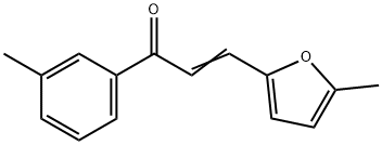 (2E)-3-(5-methylfuran-2-yl)-1-(3-methylphenyl)prop-2-en-1-one 结构式