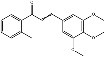 (2E)-1-(2-methylphenyl)-3-(3,4,5-trimethoxyphenyl)prop-2-en-1-one 结构式