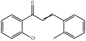 (2E)-1-(2-chlorophenyl)-3-(2-methylphenyl)prop-2-en-1-one 结构式