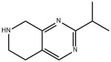 2-(丙-2-基)-5H,6H,7H,8H-吡啶并[3,4-D]嘧啶 结构式