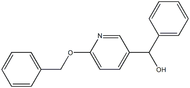 (6-Benzyloxy-pyridin-3-yl)-phenyl-methanol 结构式