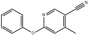 4-Methyl-6-phenoxy-nicotinonitrile 结构式