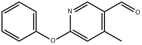 4-甲基-6-苯氧基烟醛 结构式
