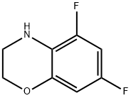 5,7-二氟-3,4-二氢-2H-苯并[B][1,4]噁嗪 结构式