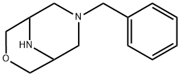 7-苄基-3-氧-7,9-二氮杂双环[3.3.1]壬烷 结构式
