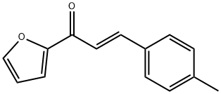 (2E)-1-(furan-2-yl)-3-(4-methylphenyl)prop-2-en-1-one 结构式