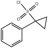 1-phenylcyclopropane-1-sulfonyl chloride 结构式