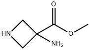METHYL 3-AMINOAZETIDINE-3-CARBOXYLATE 结构式