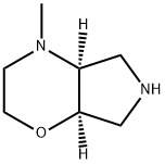 (4AS,7AR)-4-METHYLOCTAHYDROPYRROLO[3,4-B][1,4]OXAZINE 结构式