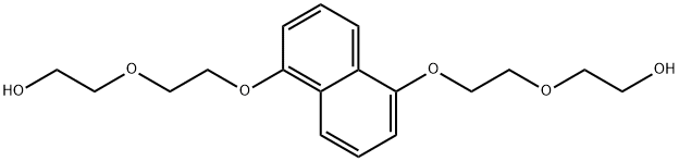 2-[2-[5-[2-(2-hydroxyethoxy)ethoxy]naphthalen-1-yl]oxyethoxy]ethanol 结构式