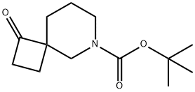 tert-butyl 1-oxo-6-azaspiro[3.5]nonane-6-carboxylate 结构式