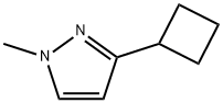 3-环丙基-1-甲基吡唑 结构式