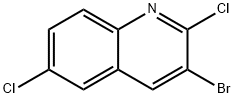 3-Bromo-2,6-dichloro-quinoline 结构式