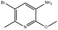 5-Bromo-2-methoxy-6-methyl-pyridin-3-ylamine 结构式