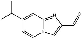 IMIDAZO[1,2-A]PYRIDINE-2-CARBOXALDEHYDE, 7-(1-METHYLETHYL)- 结构式
