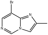 8-bromo-2-methylimidazo[1,2-c]pyrimidine 结构式