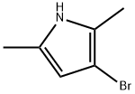 3-bromo-2,5-dimethyl-1H-pyrrole 结构式