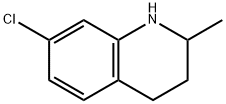 7-氯-2-甲基-1,2,3,4-四氢喹啉 结构式