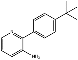 2-(4-叔丁基苯基)吡啶-3-胺 结构式
