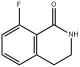 8-氟-3,4-二氢-2H-异喹啉-1-酮 结构式