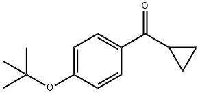 (4-(TERT-BUTOXY)PHENYL)(CYCLOPROPYL)METHANONE 结构式