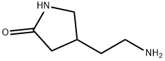 4-(2-氨乙基)-2-吡咯烷酮 结构式