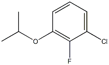1-氯-2-氟-3-异丙氧基苯 结构式