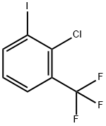 2-氯-1-碘-3-(三氟甲基)苯 结构式