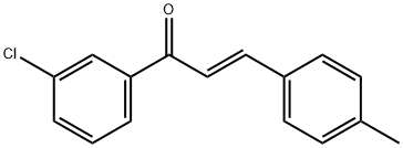 (2E)-1-(3-chlorophenyl)-3-(4-methylphenyl)prop-2-en-1-one 结构式