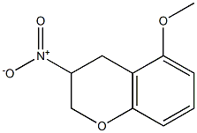 5-methoxy-3-nitro-3,4-dihydro-2H-chromene 结构式