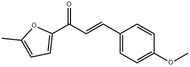 (2E)-3-(4-methoxyphenyl)-1-(5-methylfuran-2-yl)prop-2-en-1-one 结构式