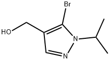 (5-BROMO-1-ISOPROPYL-1H-PYRAZOL-4-YL)METHANOL 结构式