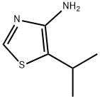 5-异丙基噻唑-4-胺 结构式