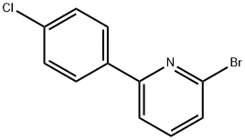 2-溴-6-(4-氯苯基)吡啶 结构式
