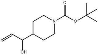 tert-butyl 4-(1-hydroxyallyl)piperidine-1-carboxylate 结构式