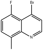 4-Bromo-5-fluoro-8-methyl-quinoline 结构式